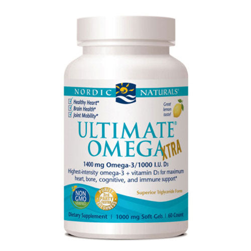 Ultimate Omega Xtra Lemon 60 Softgels by Nordic Naturals