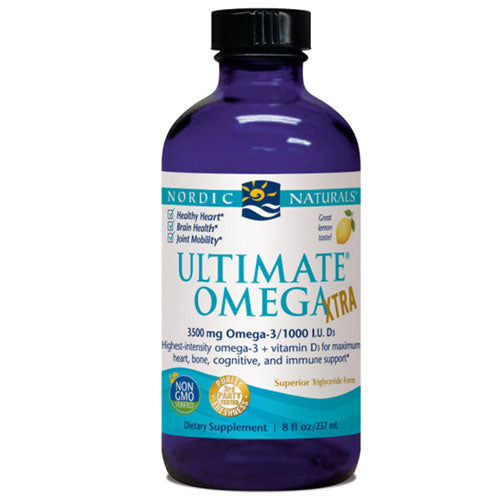 Ultimate Omega Liquid Xtra Lemon 8 Oz by Nordic Naturals