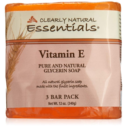 Glycerine Bar Soaps Vitamin E 3 bars by Clearly Natural