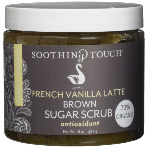 Brown Sugar Scrub French Vanilla 16 oz by Soothing Touch