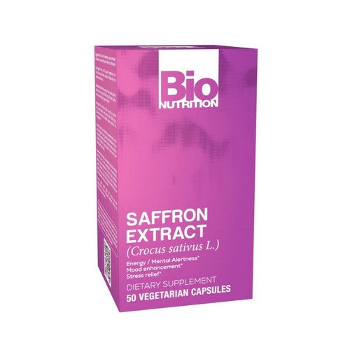 Saffron Extract 50 Veg Caps by Bio Nutrition Inc