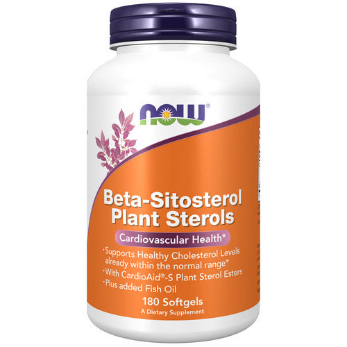 Beta-Sitosterol Plant Sterols 180 SOFTGELS by Now Foods