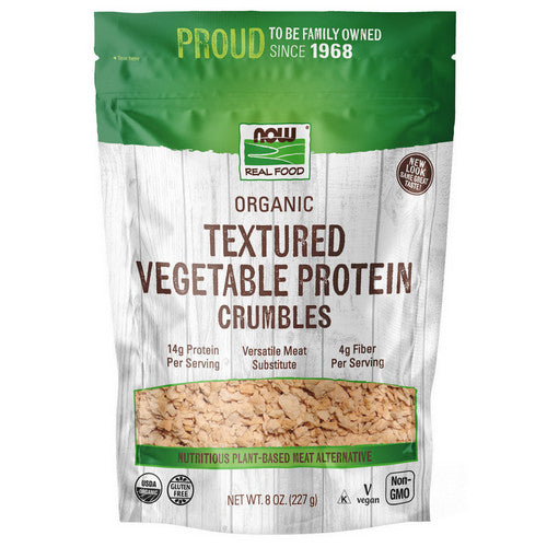 Textured Soy Protein Granules-Certified Organic 8 OZ by Now Foods