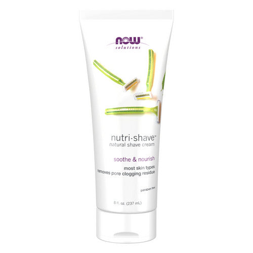 Nutri-Shave Natural Shave Gel 8 OZ by Now Foods
