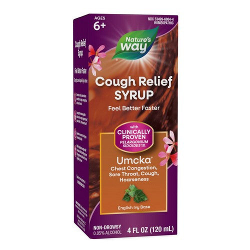 Umcka Cough Relief Syrup 4 Oz / English Ivy Base by Nature's Way