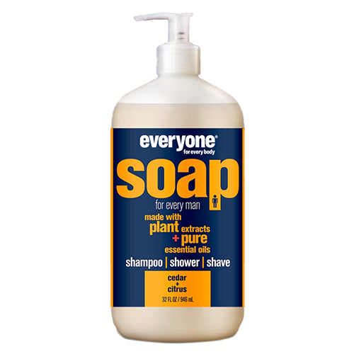 Everyone Soap For Men Cedar and Citrus 32 OZ by EO Products