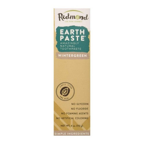 Silver Earth Paste Mineral Toothpaste Wintergreen 4 Oz by Redmond