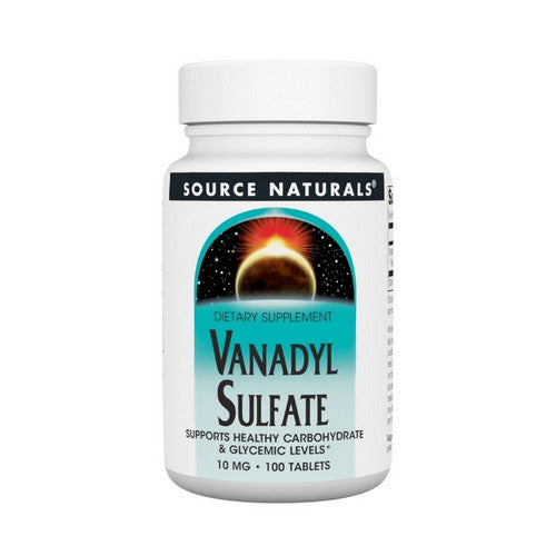 Vanadyl Sulfate 100 Tabs by Source Naturals