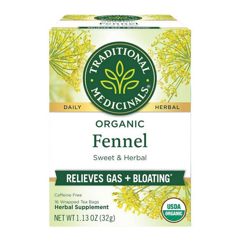 Fennel Tea 16 Bags by Traditional Medicinals