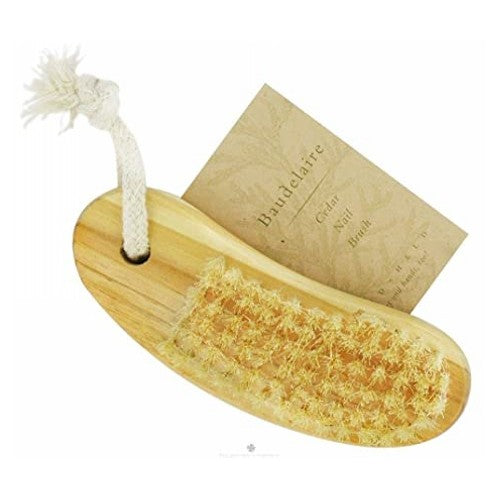 Cedar 4 inch Nail Brush 1 COUNT by Baudelaire