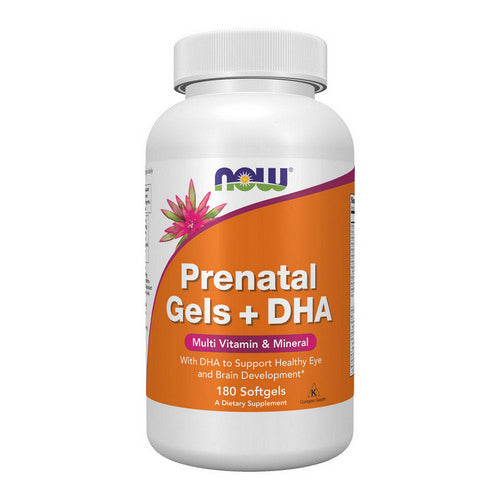 Prenatal Gels + DHA 180 Softgels by Now Foods