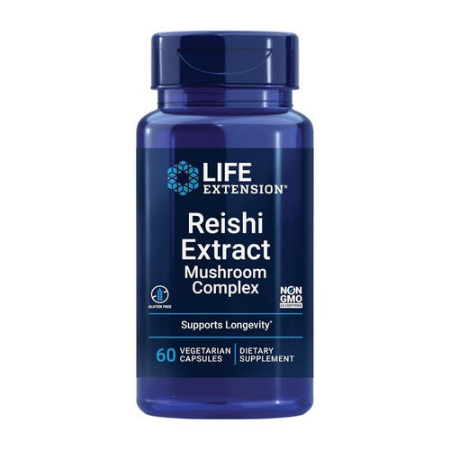 Reishi Extract Mushroom Complex 60 Veg Caps by Life Extension