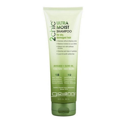 2Chic Ultra-Moist Shampoo With Avocado And Olive Oil 8.5 Oz by Giovanni Cosmetics
