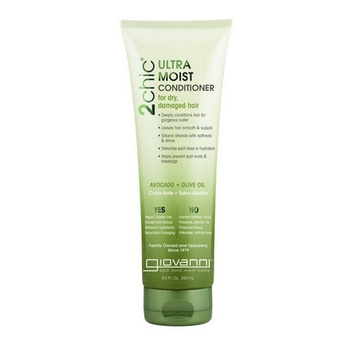 2Chic Ultra-Moist Conditioner With Avocado And Olive Oil 8.5 Oz by Giovanni Cosmetics