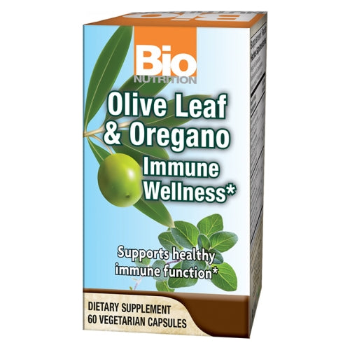 Olive Leaf and Oregano Immune Wellness 60 VEG CAPS by Bio Nutrition Inc