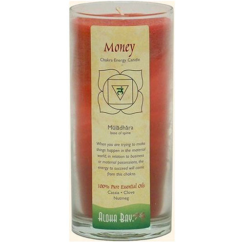 Chakra Energy Candle Jar Money 11 OZ by Aloha Bay