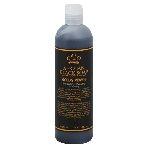 African Black Soap Detoxifying Body Wash 13 Oz by Nubian Heritage