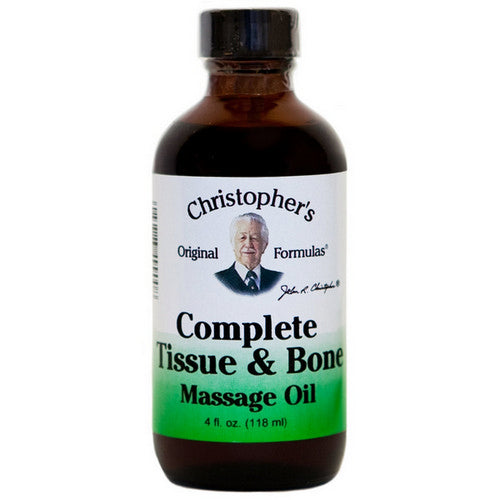 Complete Tissue and Bone Massage Oil 4 Oz by Christopher's Original Formulas