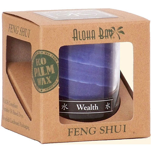 Candle Feng Shui Gift Box Water Indigo 2.5 Oz by Aloha Bay