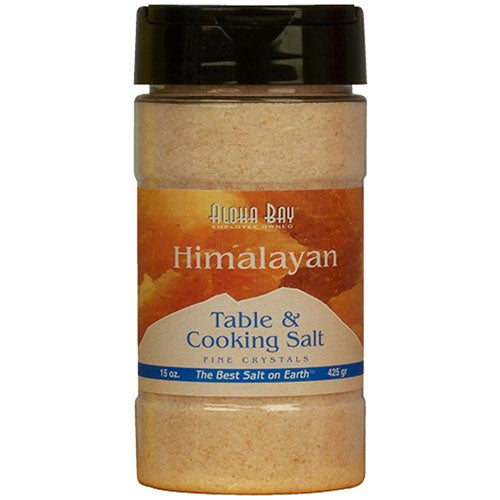 Himalayan Salt Table and Cooking Salt Cooking salt fine 15 OZ by Aloha Bay