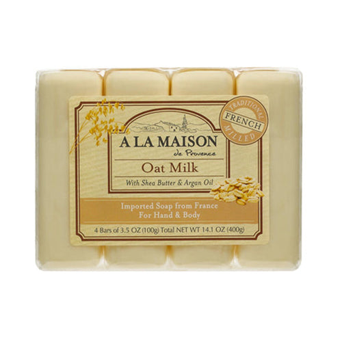 Bar Soap Value Pack Oat Milk 4 CT by A La Maison