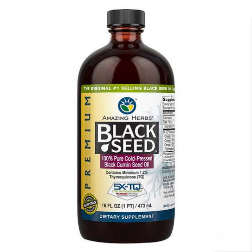 Black Seed Oil 16 Oz by Amazing Herbs