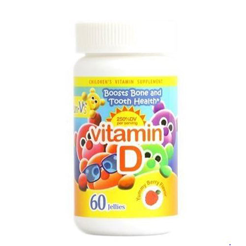 Vitamin D Jellies Berry 60 Chews by Dulce Probiotics