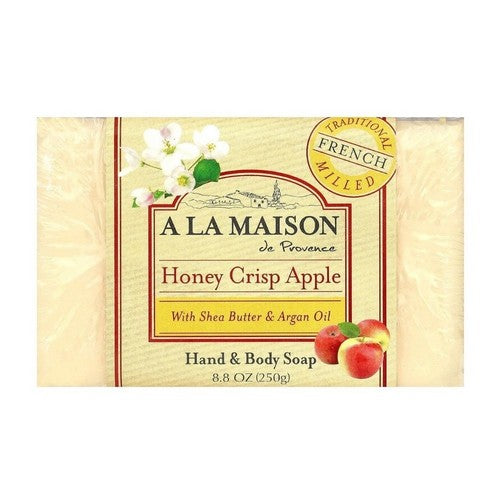 Hand And Body Bar Soap Honey Crisp Apple 8.8 Oz by A La Maison