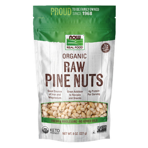 Organic Pine Nuts 8 oz by Now Foods