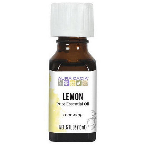 100% Pure Essential Oil Lemon 0.5 Oz by Aura Cacia