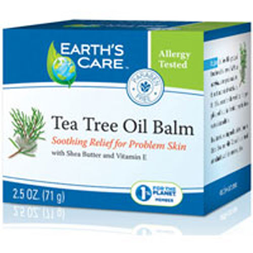 Tea Tree Oil Balm 100% Natural 2.5 OZ by Earth's Care
