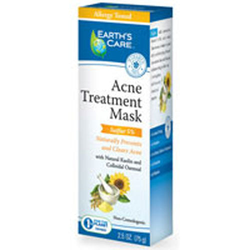 Acne Treatment Mask-5% Sulfer 2.5 OZ by Earth's Care
