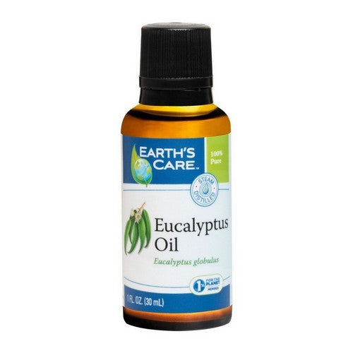 100% Pure Essential Oil Eucalyptus 1 Oz by Earth's Care