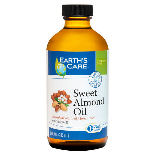 Sweet Almond Oil 100% Pure and Natural 8 OZ by Earth's Care