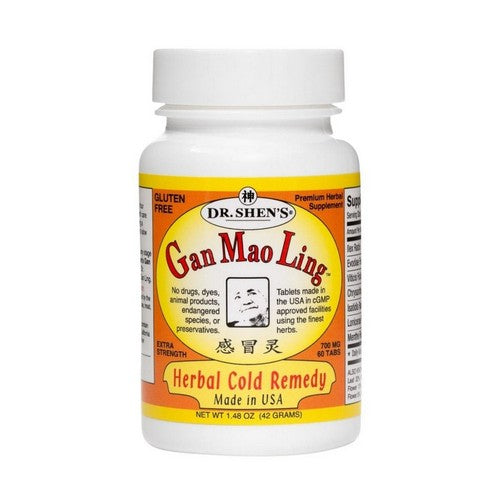 Gan Mao Ling Chinese Cold Remedy 60 Tabs by Dr. Shen's