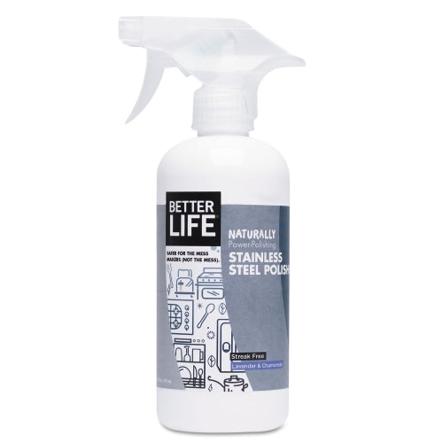 Einshine Natural Stainless Steel Cleaner And Polish 16 fl oz by Better Life