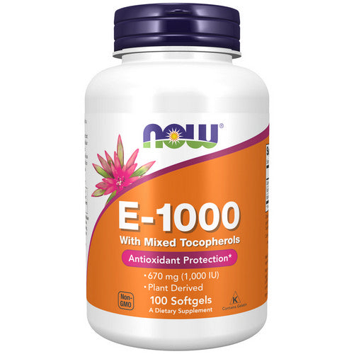 E-1000 MT 100 SOFTGELS by Now Foods