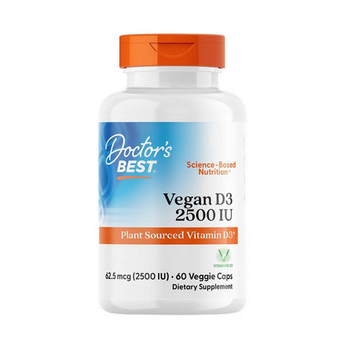 Vegan D3 With Vitashine D3 60 Veggie Caps by Doctors Best
