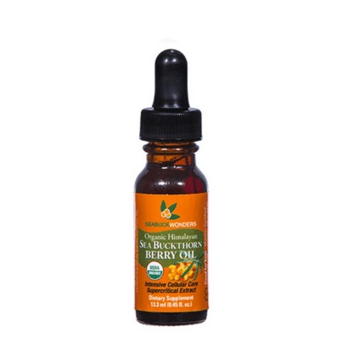 Organic Himalayan Sea Buckthorn Berry Oil 0.45 fl oz by Seabuck Wonders