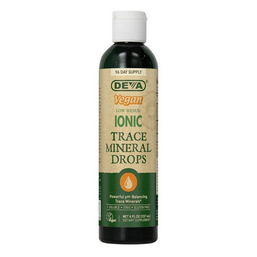Trace Mineral Drops Ionic 8 Oz by Deva Vegan Vitamins