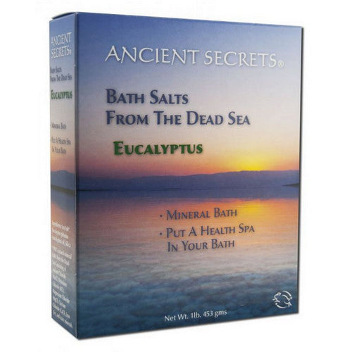 Dead Sea Bath Salt Eucalyptus 1 Lb by Ancient Secrets
