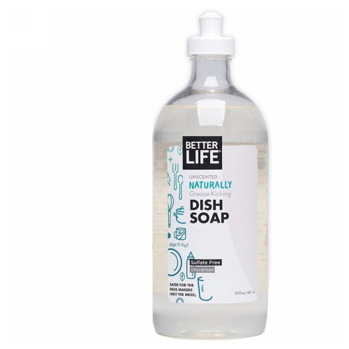 Natural Liquid Dish Soap Dish It Out Unscented 22 oz by Better Life
