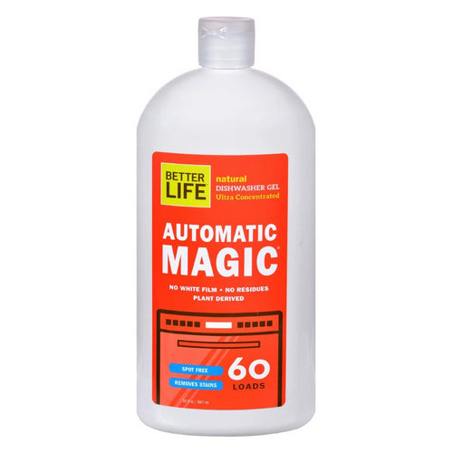 Natural Dishwasher Gel (ultra - concentrated) Automatic Magic 30 oz by Better Life