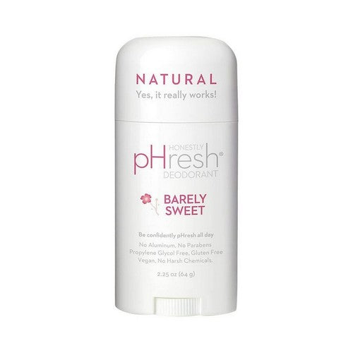 Prebiotic Natural Deodorant Barely Sweet 2.25 Oz by Honestly pHresh