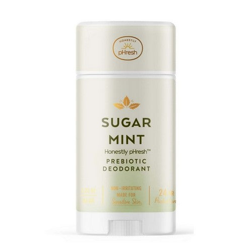 Sugar Mint Natural Deodorant Stick 2.25 Oz by Honestly pHresh