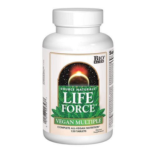 Life Force Vegan Multiple 120 Tabs by Source Naturals