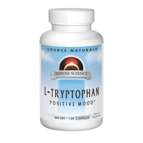 Serene Science Label L-Tryptophan 120 Caps by Source Naturals