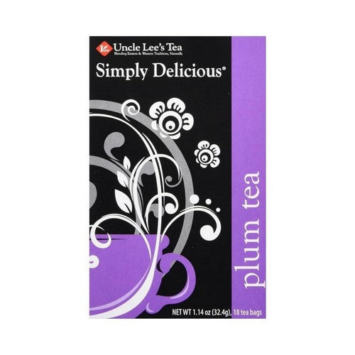 Simply Delicious Plum Tea 18 Bags by Uncle Lees Teas