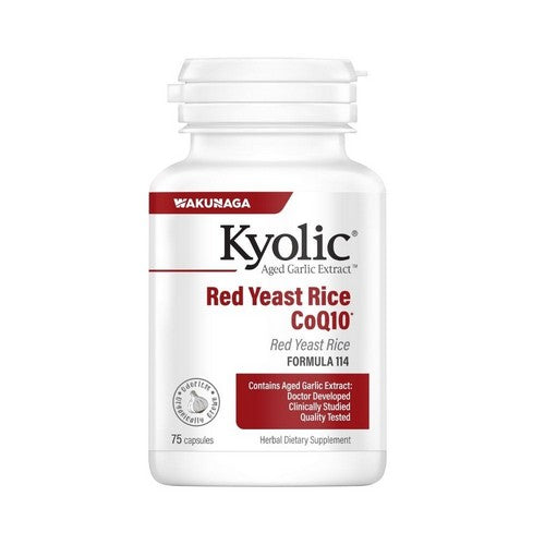 Aged Garlic Extract Red Yeast Rice Plus Coq10 Formula 114 75 Caps by Kyolic