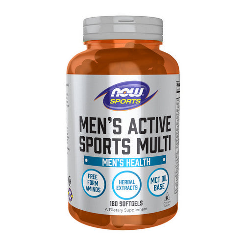 Men's Active Sports Multi 180 Softgels by Now Foods